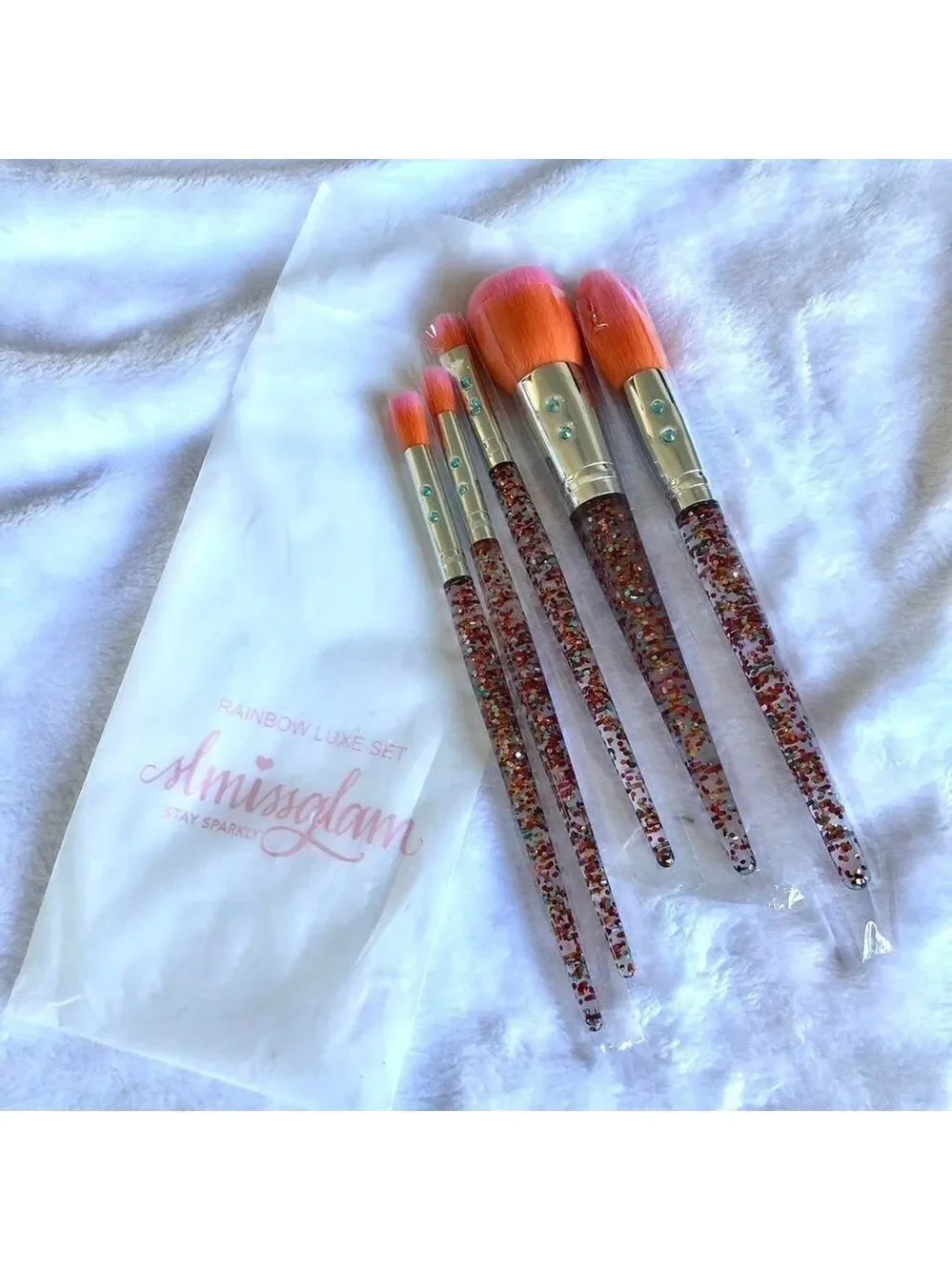 SLMissGlam Beauty Rainbow Luxe Makeup Brush Set